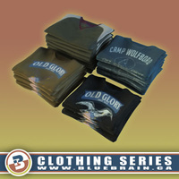 Preview image for 3D product Clothing - T-Shirts - Folded